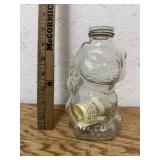 ANTIQUE GRAPETTE CAT BOTTLE WITH LID