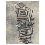 LARGE GROUP OF ANTIQUE TOOLS