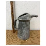 ANTIQUE GALVANIZED PITCHER