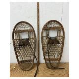 PAIR OF ANTIQUE SNOW SHOES