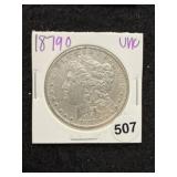 1879 O UNC Morgan Silver Dollar Coin