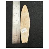 Clovis from Illinois Indian Artifact Arrowhead