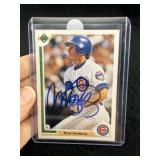Ryne Sandberg Hand Signed Authentic Autograph