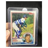 Wade Boggs Hand Signed Authentic Autograph