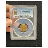 1914 PCGS - Genuine Cleaned-AU Detail 2 & 1/2 Doll