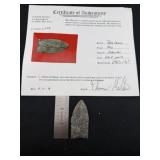 Paleo Lance with Thomas Mathews COA from Ohio Indi