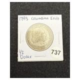 1893 Columbian Expo Half Dollar
