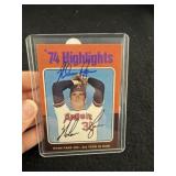 Nolan Ryan Hand Signed Authentic Autograph