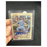 Ryne Sandberg Hand Signed Authentic Autograph