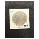 1885 UNC Morgan Silver Dollar Coin