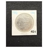 1896 UNC Morgan Silver Dollar Coin