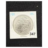 1900 UNC Morgan Silver Dollar Coin
