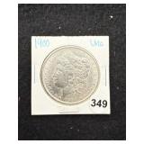 1900 UNC Morgan Silver Dollar Coin