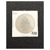 1921 Morgan Silver Dollar Coin