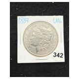 1889 UNC Morgan Silver Dollar Coin