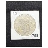 1923 D Peace Silver Dollar Coin