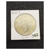 1923 S Peace Silver Dollar Coin