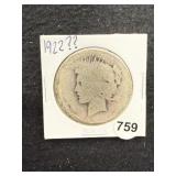 1922? Peace Silver Dollar Coin