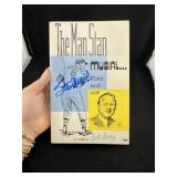 Stan Musial Hand Signed Authentic Autograph Book w