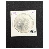 1898 UNC Morgan Silver Dollar Coin