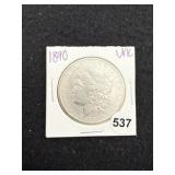 1890 UNC Morgan Silver Dollar Coin