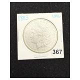 1883 UNC Morgan Silver Dollar Coin