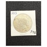 1923 Peace Silver Dollar Coin
