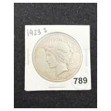 1923 S Peace Silver Dollar Coin