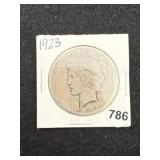 1923 Peace Silver Dollar Coin