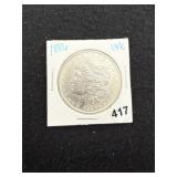 1886 UNC Morgan Silver Dollar Coin