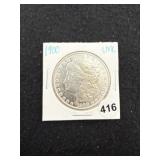 1900 UNC Morgan Silver Dollar Coin