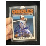 Rick Dempsey Hand Signed Authentic Autograph