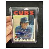 Ryne Sandberg Hand Signed Authentic Autograph
