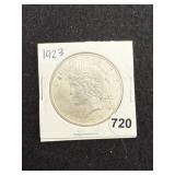 1923 Peace Silver Dollar Coin