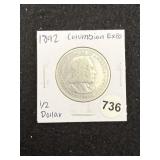 1892 Columbian Expo Half Dollar