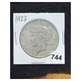 1923 Peace Silver Dollar Coin