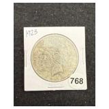1923 Peace Silver Dollar Coin