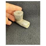 Stone Elbow Pipe Indian Artifact Arrowhead