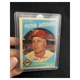 1959 Topps Richie Ashburn Baseball Card