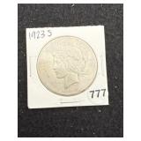 1923 S Peace Silver Dollar Coin