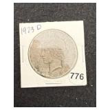 1923 D Peace Silver Dollar Coin