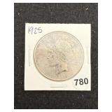 1925 Peace Silver Dollar Coin