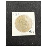 1923 S Peace Silver Dollar Coin