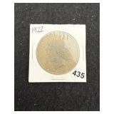 1922 Peace Silver Dollar Coin