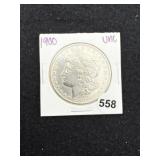 1900 UNC Morgan Silver Dollar Coin