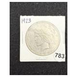 1923 Peace Silver Dollar Coin