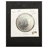 1 Ounce .999 Fine Silver Coin