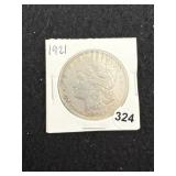 1921 Morgan Silver Dollar Coin