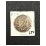 1921 S Morgan Silver Dollar Coin