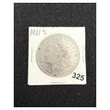 1921 S Morgan Silver Dollar Coin